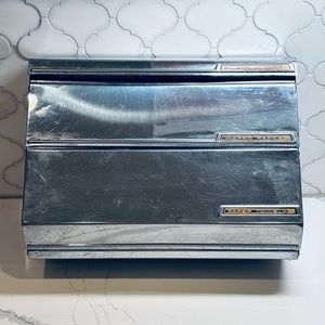 1950s Vintage Lincoln Beautyware Chrome Aluminum/Wax Paper/Paper Towel dispenser